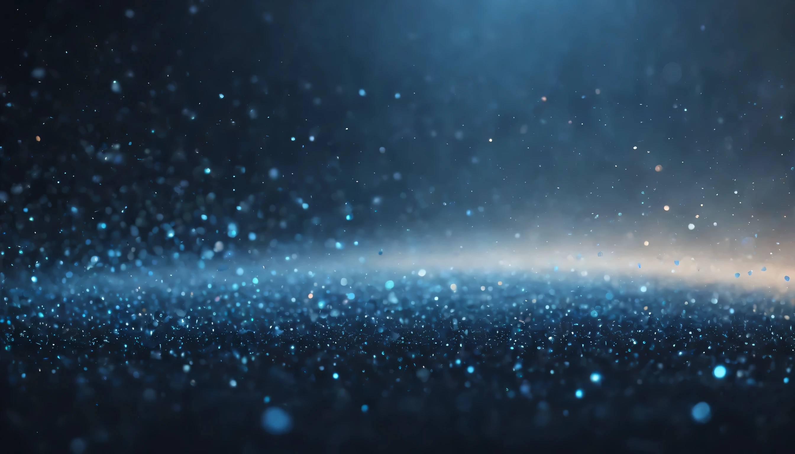 Blu-ray image with many dots, Blue particles, Data fragments