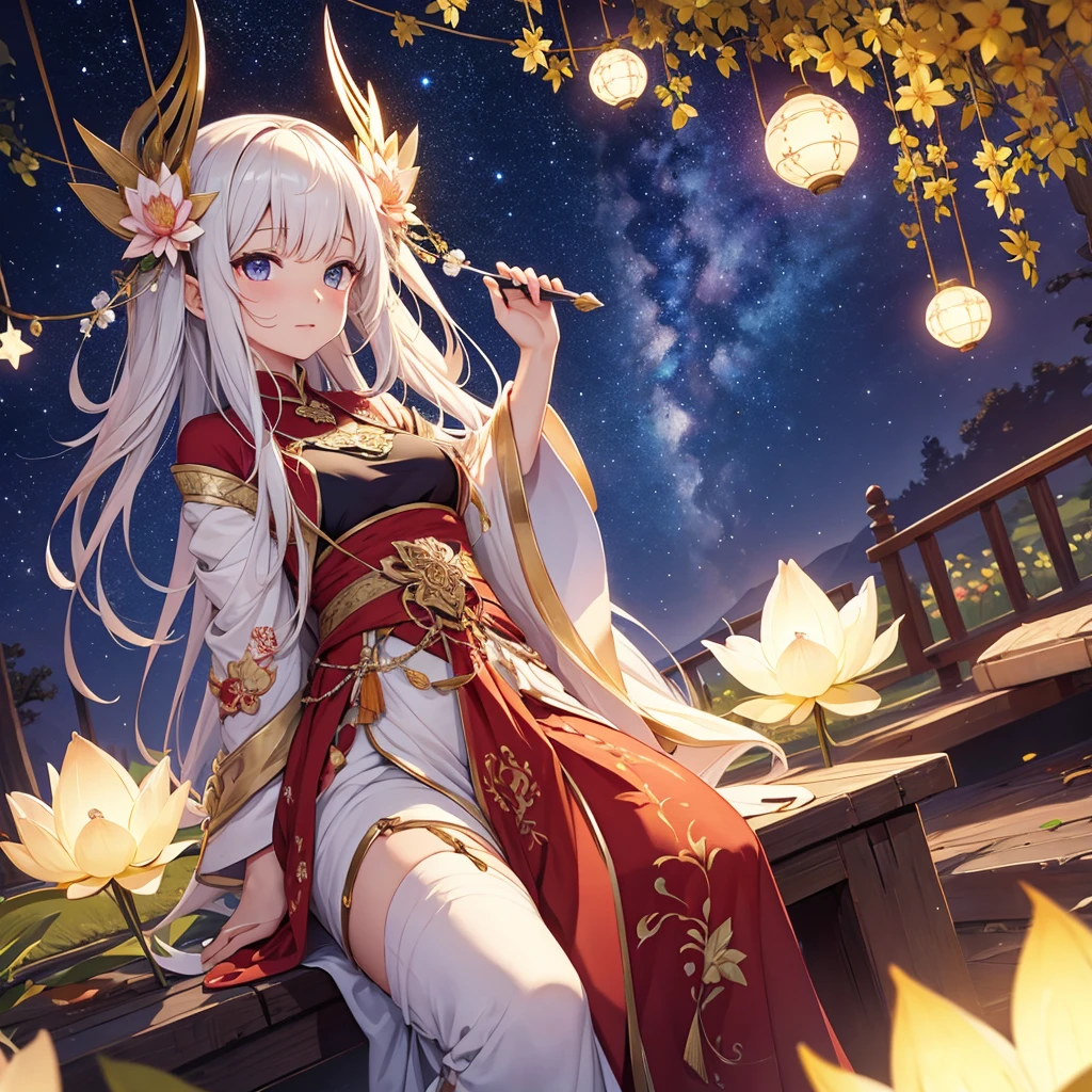 Vajra Flower Lotus Leaf Starry Sky