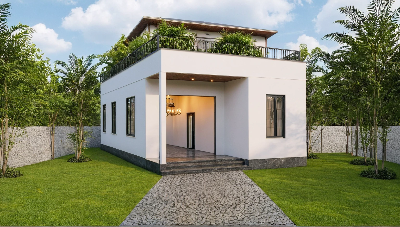 Raw photo,Masterpiece, high quality, best quality, authentic, super detail,
exterior, outdoors, house style indochine on the street ,aiaigroup
road,pavement, grass, trees, sky, cloud, (day:1.1)