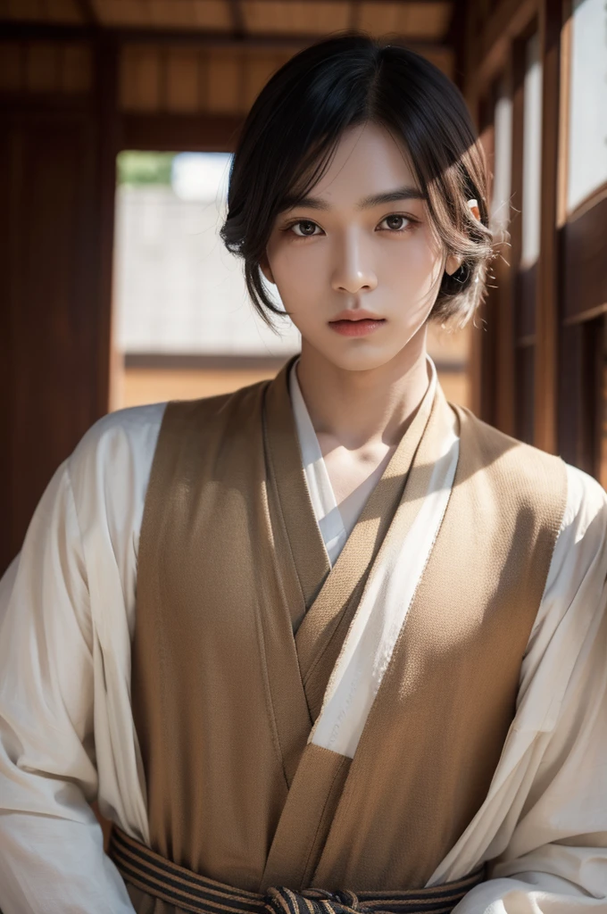 Nasida(Genshin Impact)photo, no mask, 1920s, Handsome, Detailed face, looking at camera, portrait, 8k ultra high definition, high quality