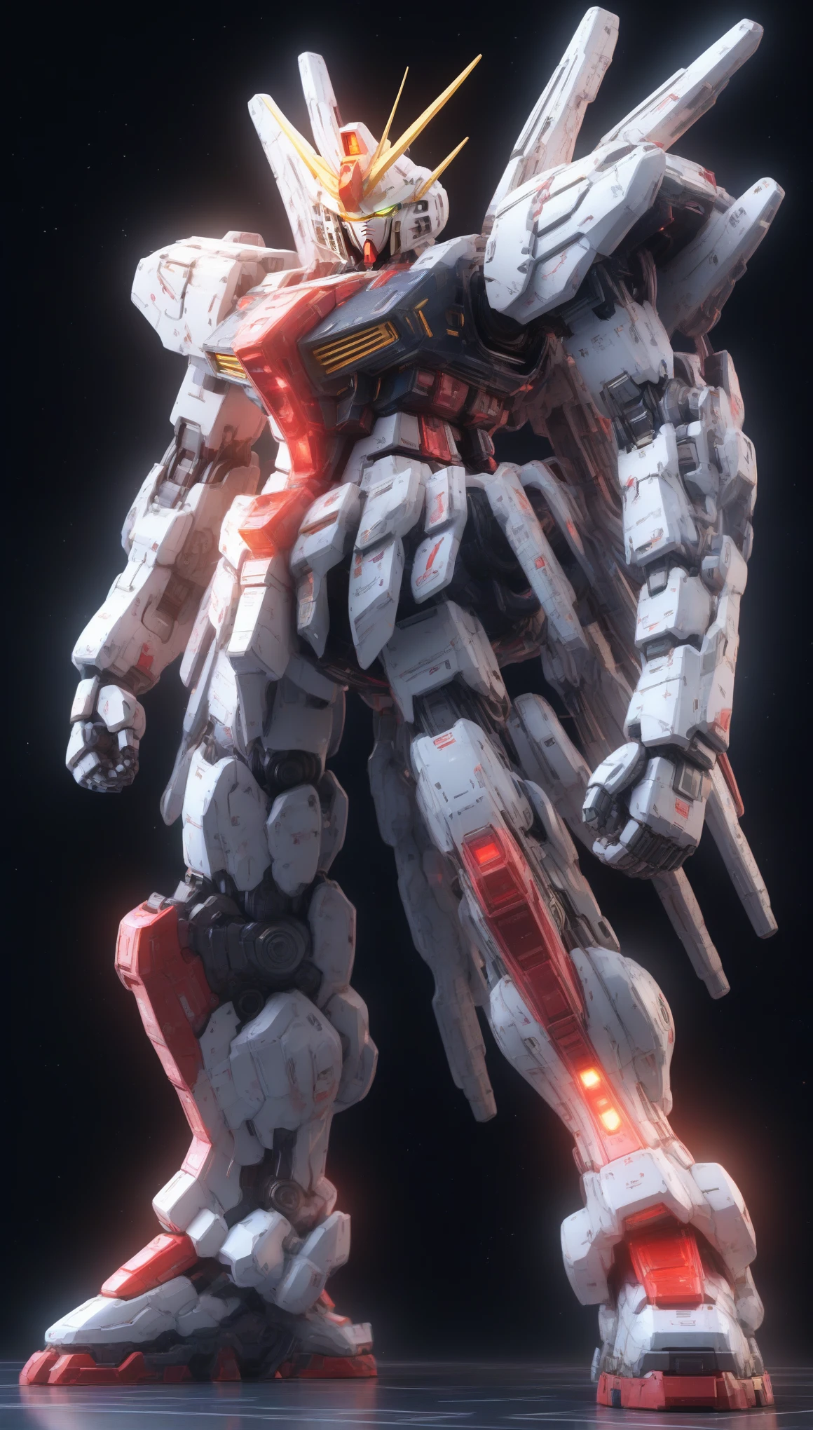 Beijing_Gundam_Oversized,Solitary,permanent,No_Humanity,Luminescence,,Mecha,clasped_hand,_novel,Watching_First,
3D Model,8K,complex,Very detailed,masterpiece,Side Light,HDR,HD,