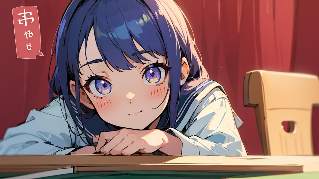 (Highest quality,Tabletop:1.2),(Anime Style,Comic Core:1.1),One Girl,Cute Style,Adorable,Highly detailed eyes,Highly detailed face,Very fine hair,About Hipdar,8k,solve,high school girl,Sailor suit,