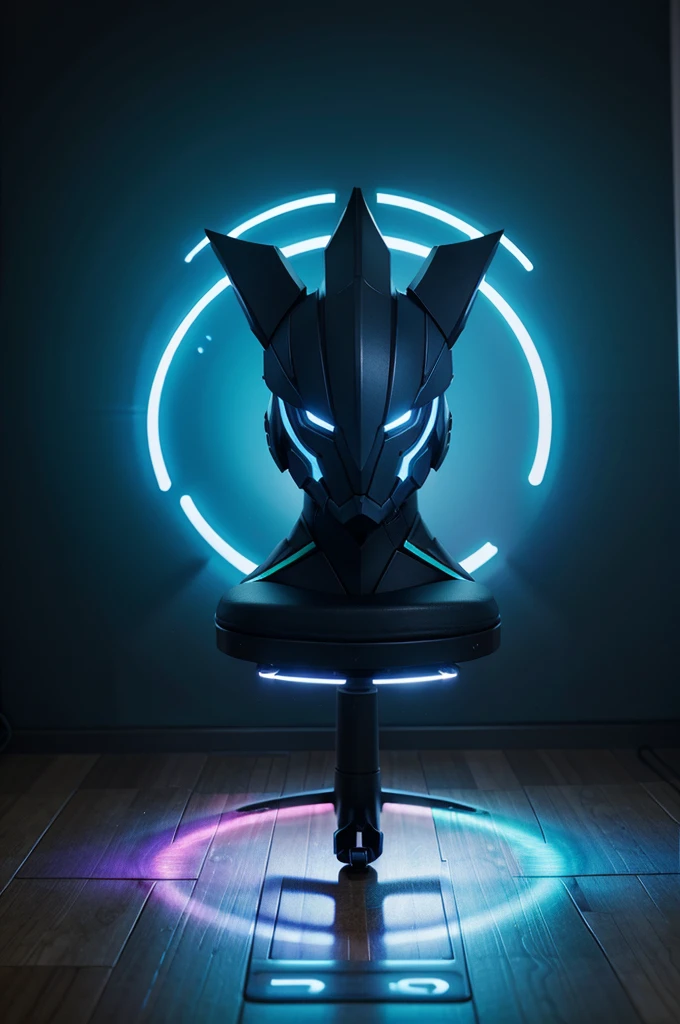 Design a vibrant 3d gaming logo with a MOBILE LEGENDS game character on the back with a glowing light, in the middle it says "BATARA PAGE Gaming", background logo putih