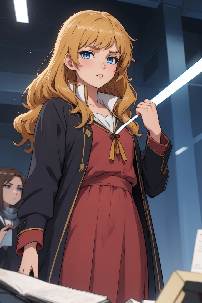 Hermione , blue eyes , Anime