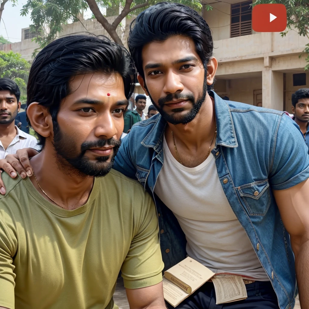 Thumbnail of a youtube vlog video in which a Bollywood actor, Vikrant Massey is visiting a college