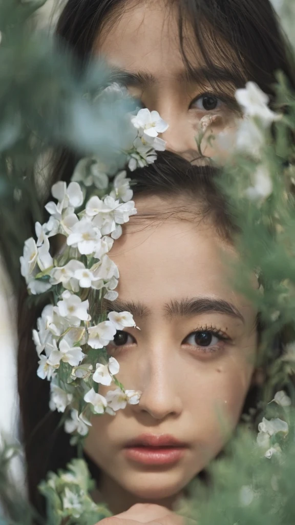 ((Extremely precise and accurate anatomy:1.0)), (photo realistic:1.4), (Hyper realistic:1.4), (Highest qualityの現実的な肌の質感:1.4), (Improvement of quality:1.4), (Enhances the beauty of skin texture:1.1), Clean and glowing skin,(((masterpiece、Attention to detail、Ultra-high resolution、Cute Japanese Woman)))、length, Straight black hair frames her face、Each strand of hair is clearly visible、The skin is white and smooth、Natural shine、Fine skin、毛穴のExpressing every detail、eyes dark brown、Iris Detail、Expressing color gradations and patterns、length, Natural Eyelashes, well-groomed eyebrows、personal々The hair is clearly visible、Light reflects off the eyes、Small highlights、The 鼻 is delicate、Fine detail on the nostrils、Lips are plump and naturally pink、Fine lines and soft curves of the lips、Glossy Lips、Enhances the shape of the lips、Detailed depiction of lip texture、((depiction of light and shadow))、Lip gloss subtly reflects light、Increases lip plumpness、The shadows in the hair add depth and dimension、Your hair sparkles in the light、The background is simple and blurry.、Focus on the face、(((Highest quality、Expressing every detail)))