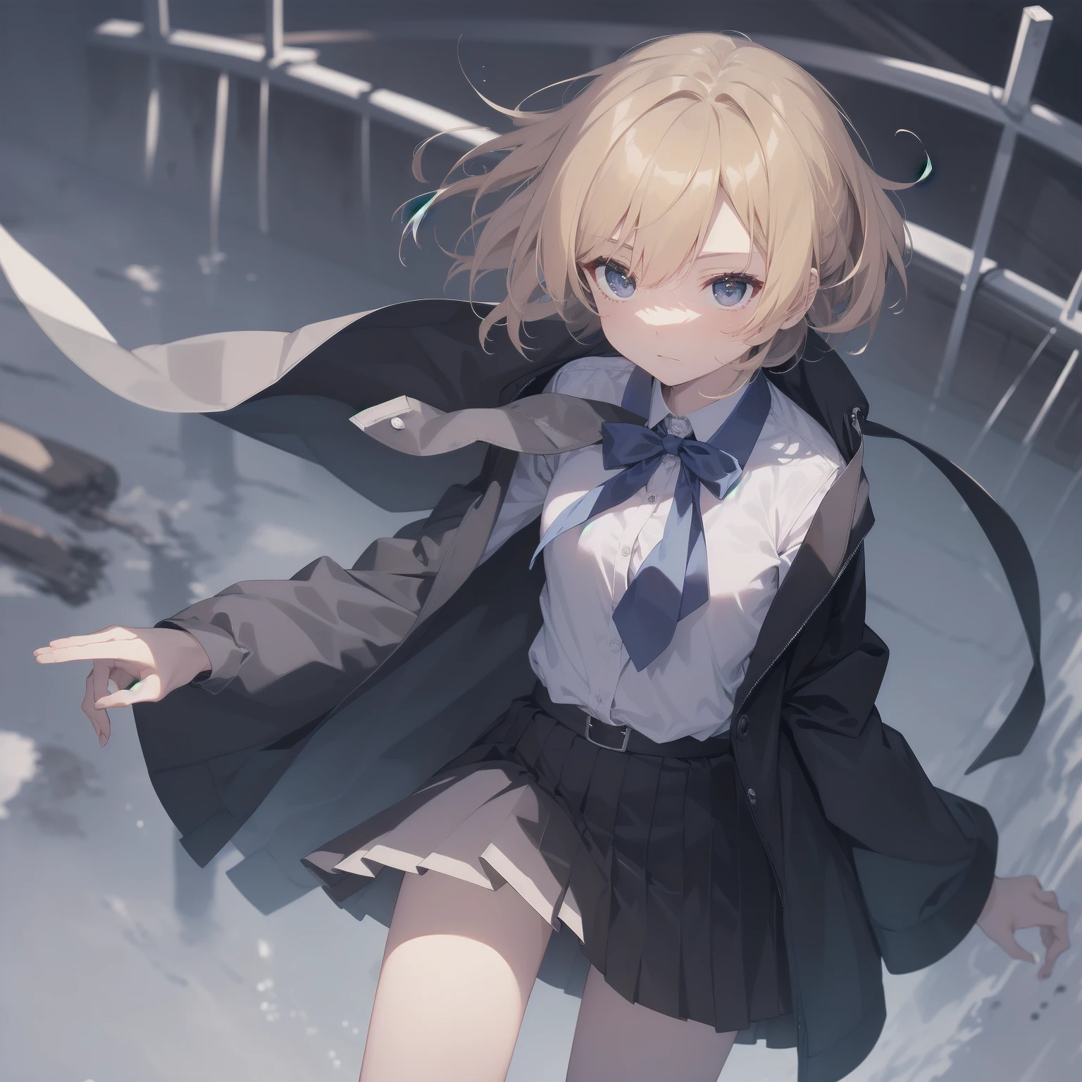 ultra-absurdres-Top quality by artist God, ultra-detailed, high resolution, anime moe artstyle, best anime 8k konachan wallpaper, pixiv contest winner, pool:2810, perfect anatomy,break, 1girl, (Please draw a girl walking sleepily to school alone. )break,(Solo,little female, 13-year-old:1.3),Full limbs, complete fingers,a junior high school student, (very short hair), short cut, flat chest, , small butt, small black eyes, beautiful detailed eyes, well-proportioned iris and pupils, expressive eyes, highres detailed hair, soft expression, salor school_uniform, sailor collar, serahuku, bow, pleated skirt,(Detailed Lighting), (Detailed background), in the School commute route. break,super detailed skin, Best cinematic lighting powered by famous artist, 8k,beauty illustration,photoshop_(medium),very aesthetic,break,((artist:beni_shake )), artist:clamp ,artist:carnelian ,artist:kantoku ,
