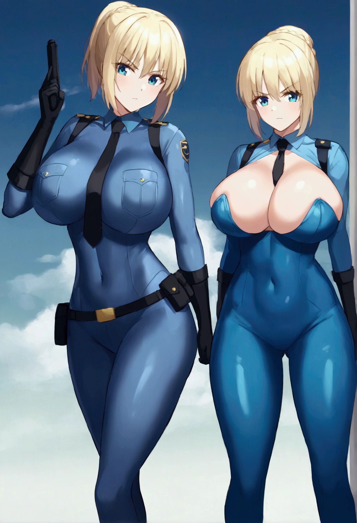 best quality Saber big breasts police Bodysuit 