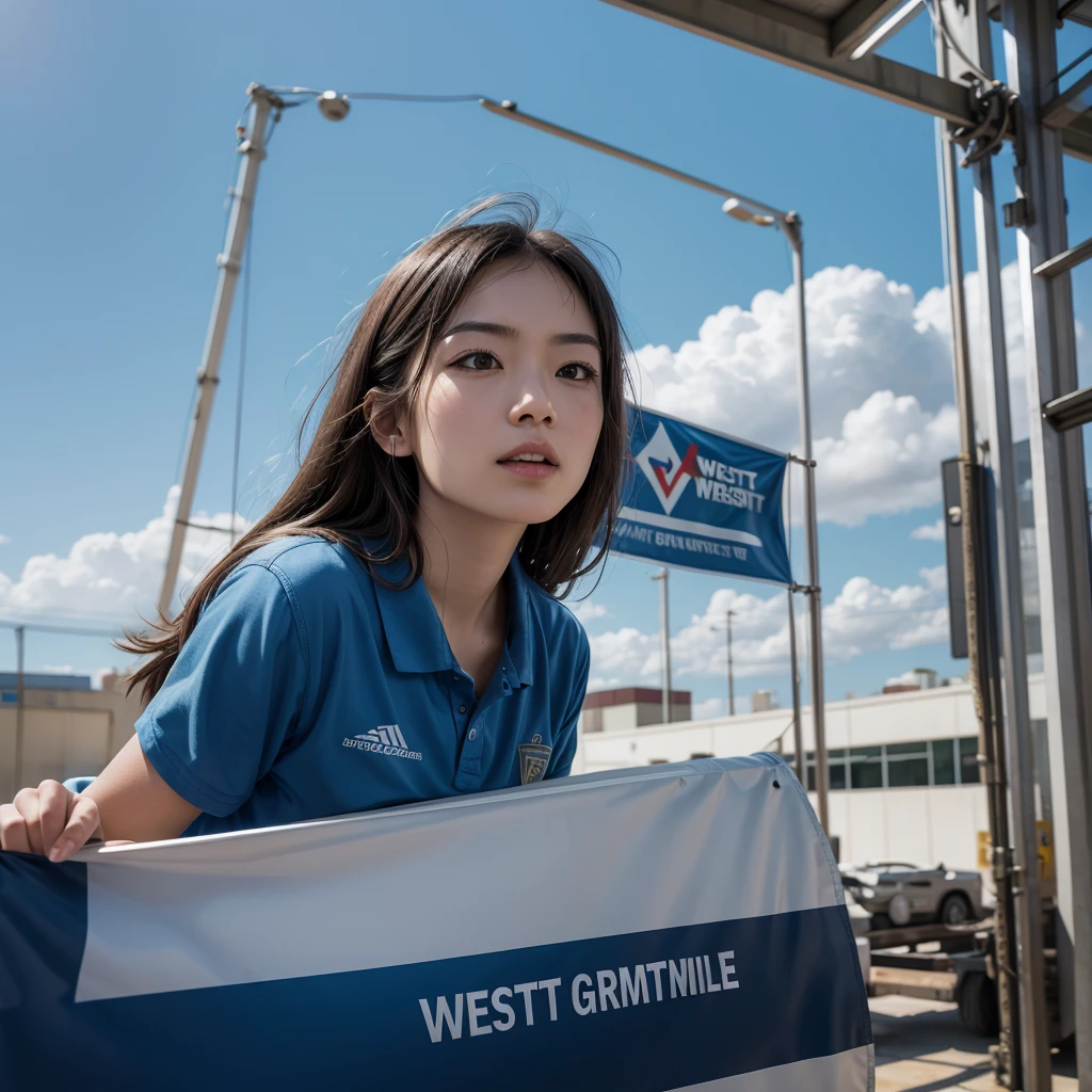 Company banner with the name West Group