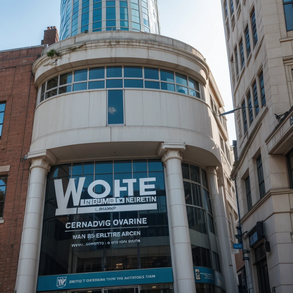 Company banner with the name West Group