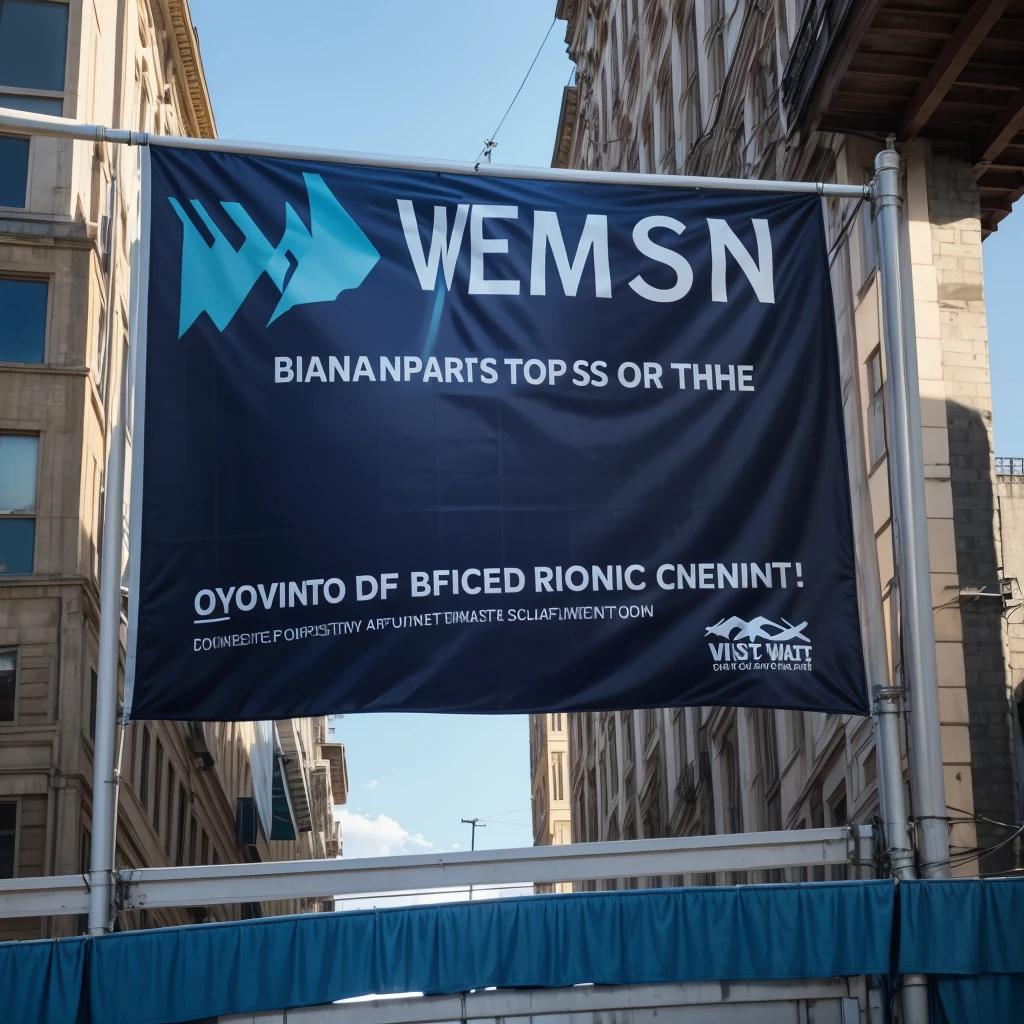 Company banner with the name West Group