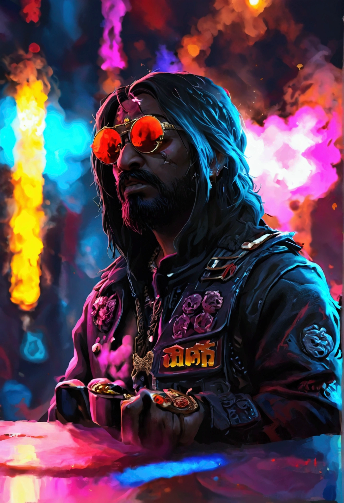 Make a discord server logo for gangs of bihar must include "gangs of bihar" text in it