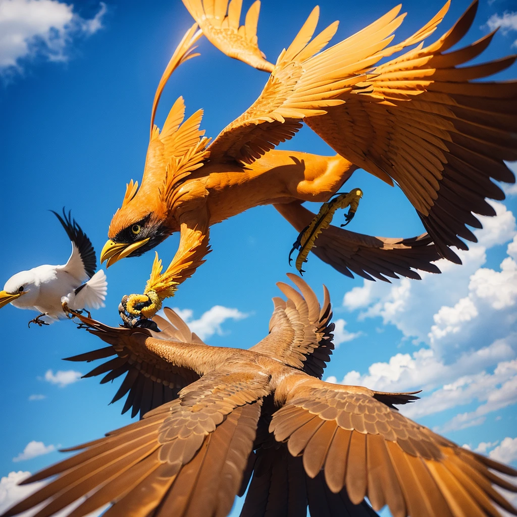 Flying with fenix bird
