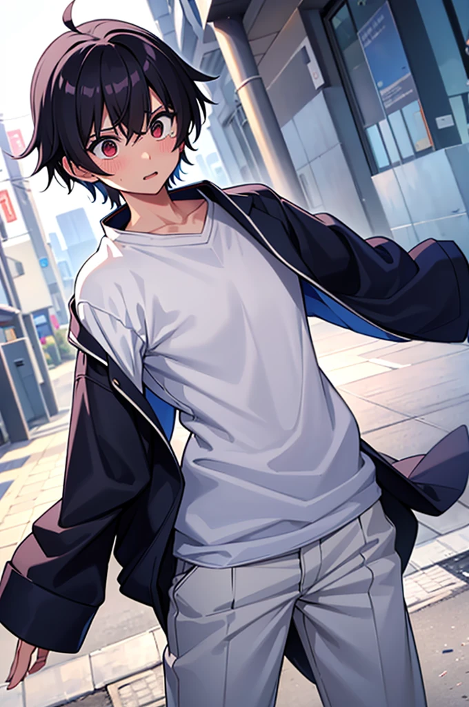 The culprit is God,神の見えざるhand,,,,,,cool,,,He was a refreshing, athletic, innocent boy.,,,boy,,,boys,,,charm,Slim figure,Japanese high school student style,,White casual clothes,,,Smooth,Skin texture,Functional beauty,youth,Vibrancy,The male protagonist,,,shine,Action,,,Absurd,Puzzled,,,,Before he became a grown man,daily,,Life,,Suddenly my crotch was completely castrated in the street!?,,,,,,Masculinization failed,,,kirito,sexual excitement,,Breeze,Piece of bone,Natural light,face,hand,eye,blush,tears,,,Saliva,,,Urinary incontinence,,Accuracy,,Ultra correct,Biological,Excellent detailed anatomy,4K,8k,Highest quality,ぇ?why!?,