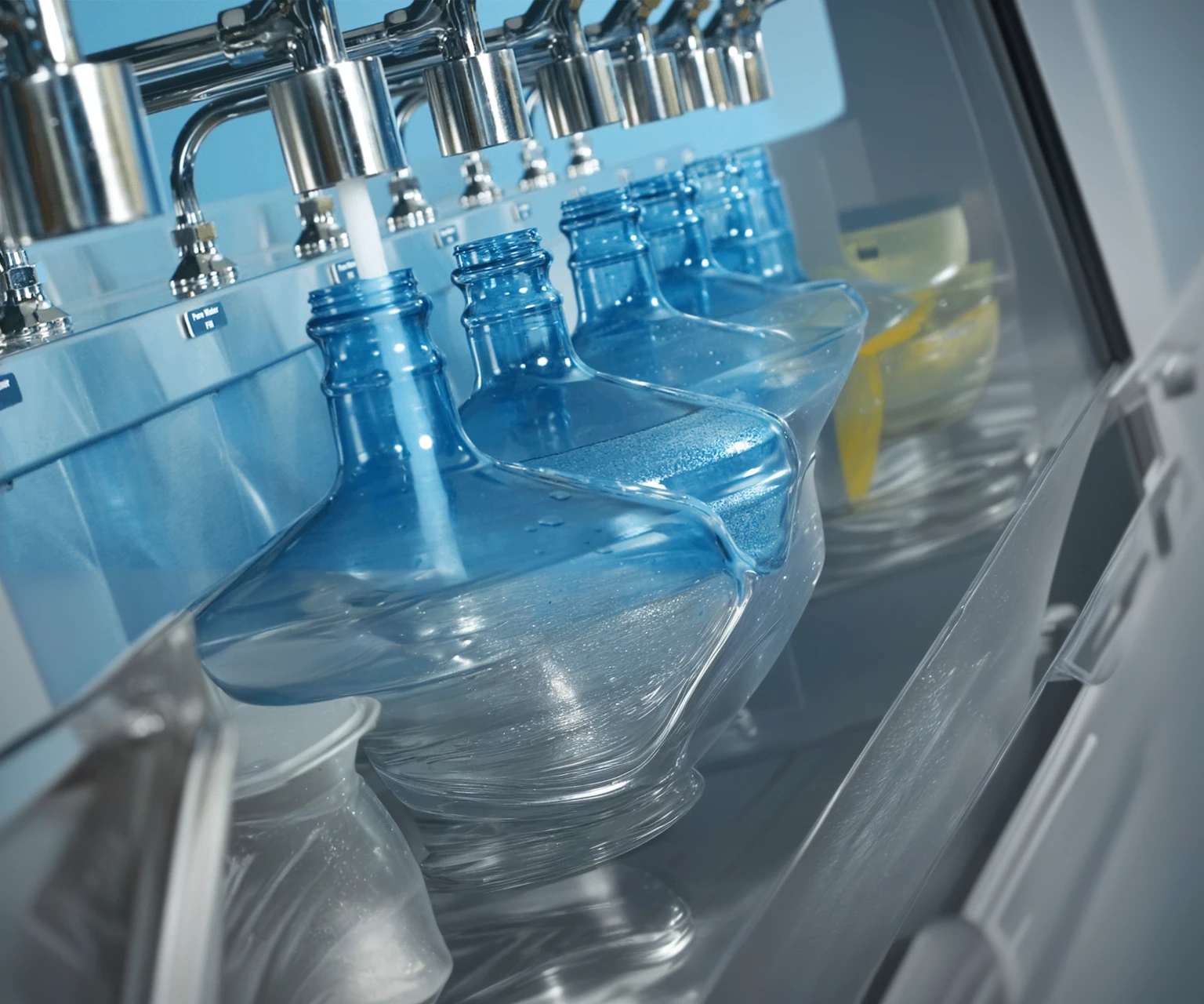 expands the image consistently and coherently. image plastic containers for purified water