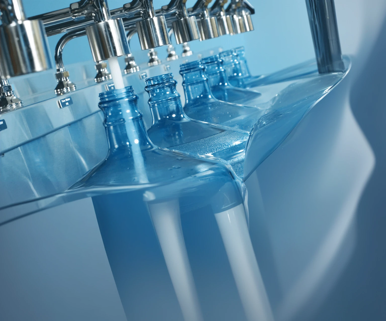 expands the image consistently and coherently. image plastic containers for purified water