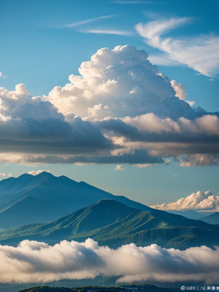 Fuji Mountain, cloud, (Best Composition), (masterpiece),