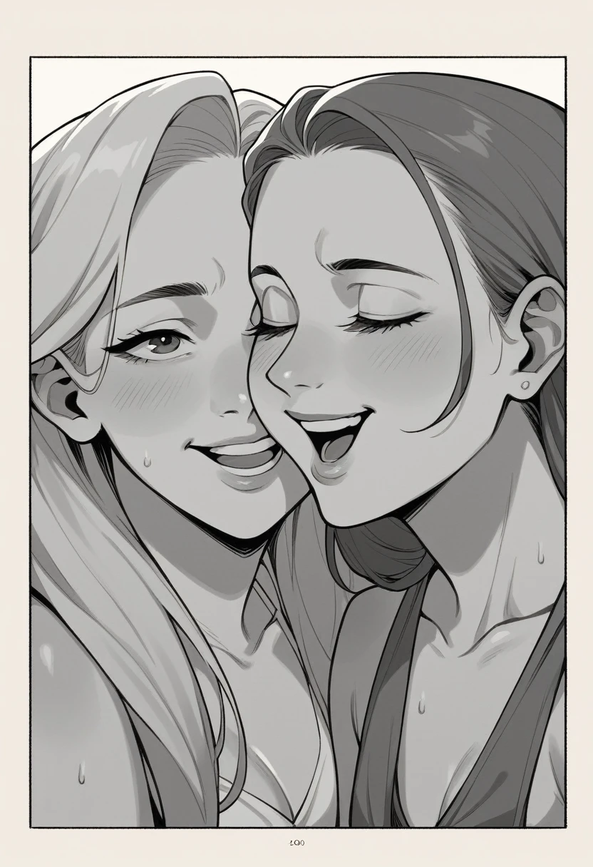 two girls sucking a penis