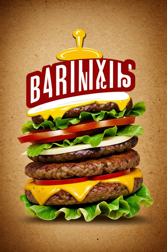 Logo for a hamburger restaurant