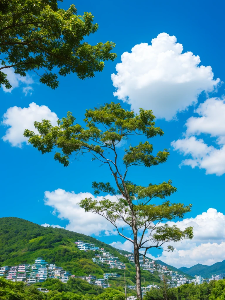 Fuji Mountain, Blue sky,
