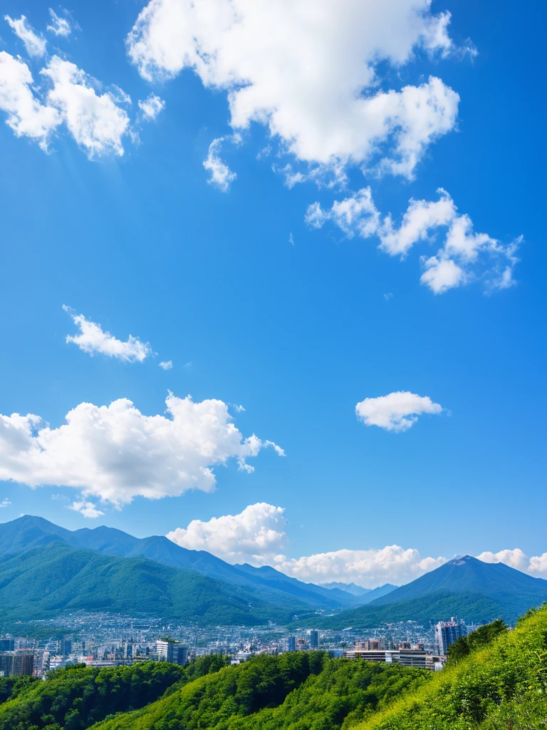 Fuji Mountain, Blue sky,