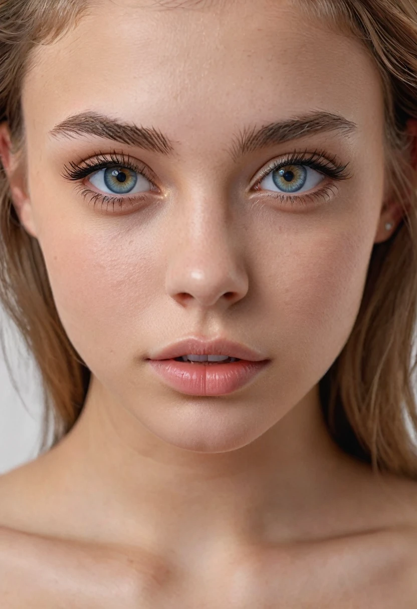 18 yo, naked, teen, gorgeous, seductive, beautiful eyes, (ultra realistic), (ultra detailed), eye contact, ultra photorealistic, stunning, , (shaved tight pussy), anal pov, anatomically accurate, correct face human anatomy