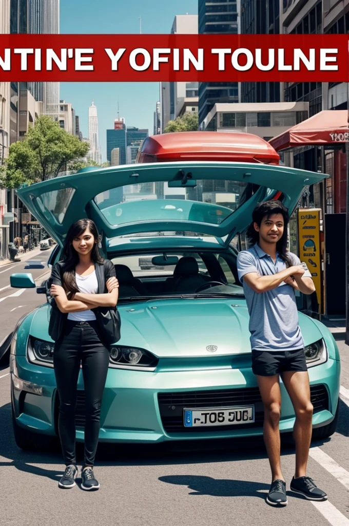 People standing with cars full of money YouTube thumbnail