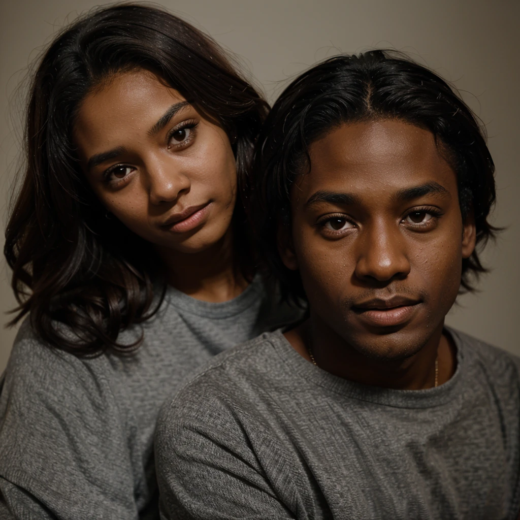 Dark-skinned boy falls in love with a girl