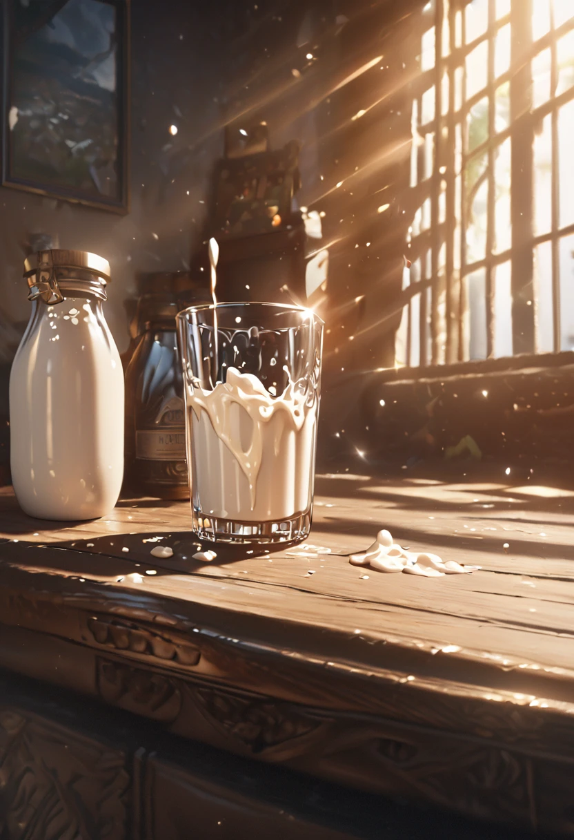 a glass of milk, milk glass, dripping milk, milk splash, milk spill, milk texture, milk drops, milky white, creamy  white, glossy white, shiny white, photorealistic, 4k, high resolution, hyper detailed, masterpiece, realistic, studio lighting, volumetric lighting, cinematic lighting, dramatic lighting, golden hour lighting, dramatic chiaroscuro, vibrant colors, vivid colors, photorealistic, highly detailed  オナホール