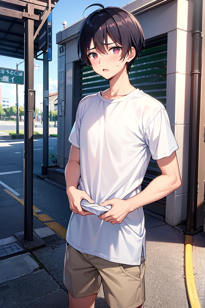 The culprit is God,神の見えざるhand,,cool,,,He was a refreshing, athletic, innocent boy.,,,boy,,,boys,,,Spiked Hair,charm,Slim figure,22 years old,,Japanese college student style,,White casual clothes,,,The male protagonist,,Absurd,why!?,,Frightened expression,,,,,It was everyday life,,Suddenly our crotches were completely castrated in the street!?,,,,,,,,,We are the ones who have failed miserably at masculinizing and have male bodies.,,Super masculinity is declining,,Genderless,Life,,,Daytime,Smooth,Skin texture,Functional beauty,youth,Vibrancy,,shine,,Action,Breeze,Piece of bone,Natural light,face,hand,eye,blush,tears,,,Saliva,,,Urinary incontinence,Urinary stains,,Accuracy,,Ultra correct,Biological,Excellent detailed anatomy,4K,8k,Highest quality,A momentary event,,Male Focus,,Depth of written boundary,