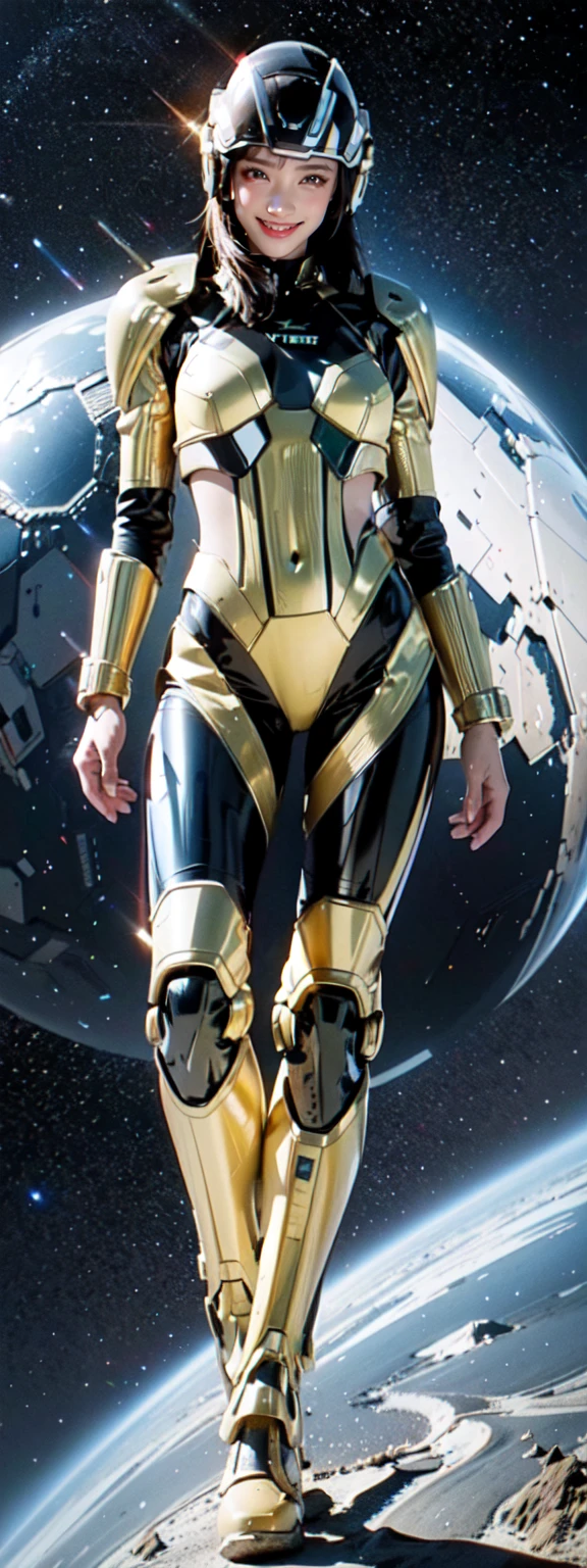 (Highest quality:1.2,Very detailed,Realistic:1.37),sf,Interstellar,armored suit,Technology Landscape,Futuristic Environment,Glowing lights,Advanced weapons,Alien Planet,Extraterrestrial life,Spaceship,High-tech equipment,discovery,expedition,adventure,Action-packed scenes,Helmet Display,Neon color,Glossy metallic texture,Gravity-defying movement,explosion,Dramatic Pose,Intense Battle,Galactic War,infinite possibilities