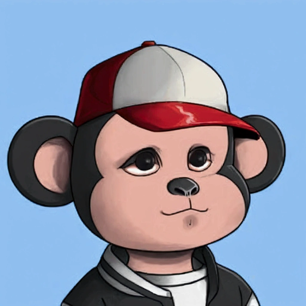 Turn this drawing to a monkey vampire