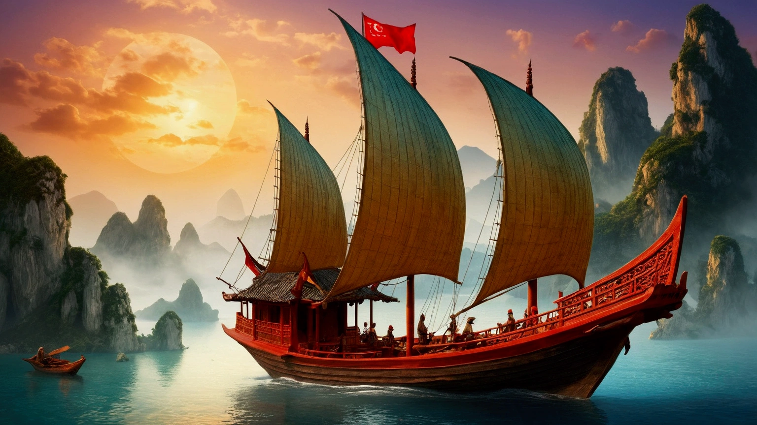 Ancient Times,A small sailing ship