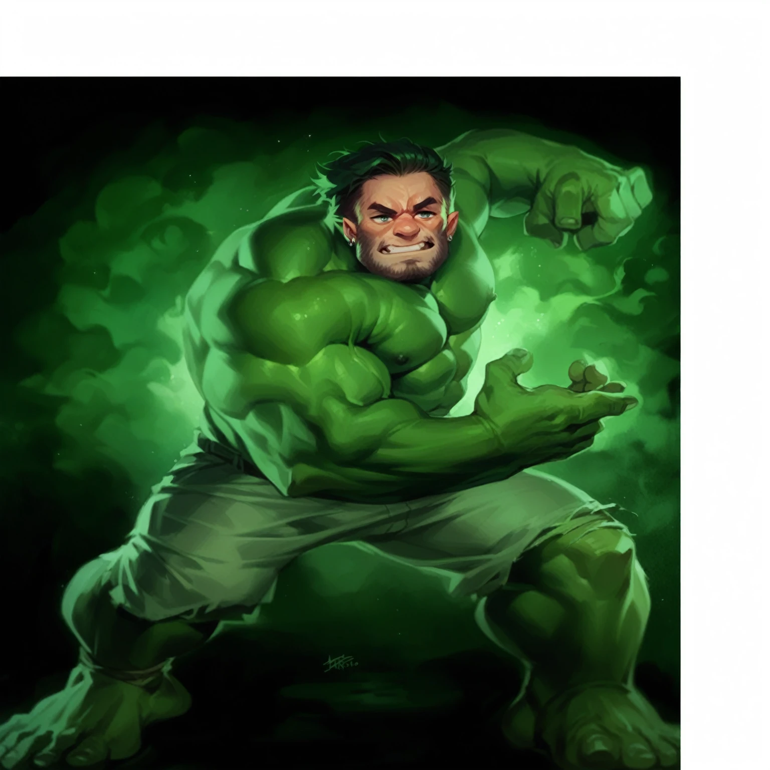 I want to be true like the hulk