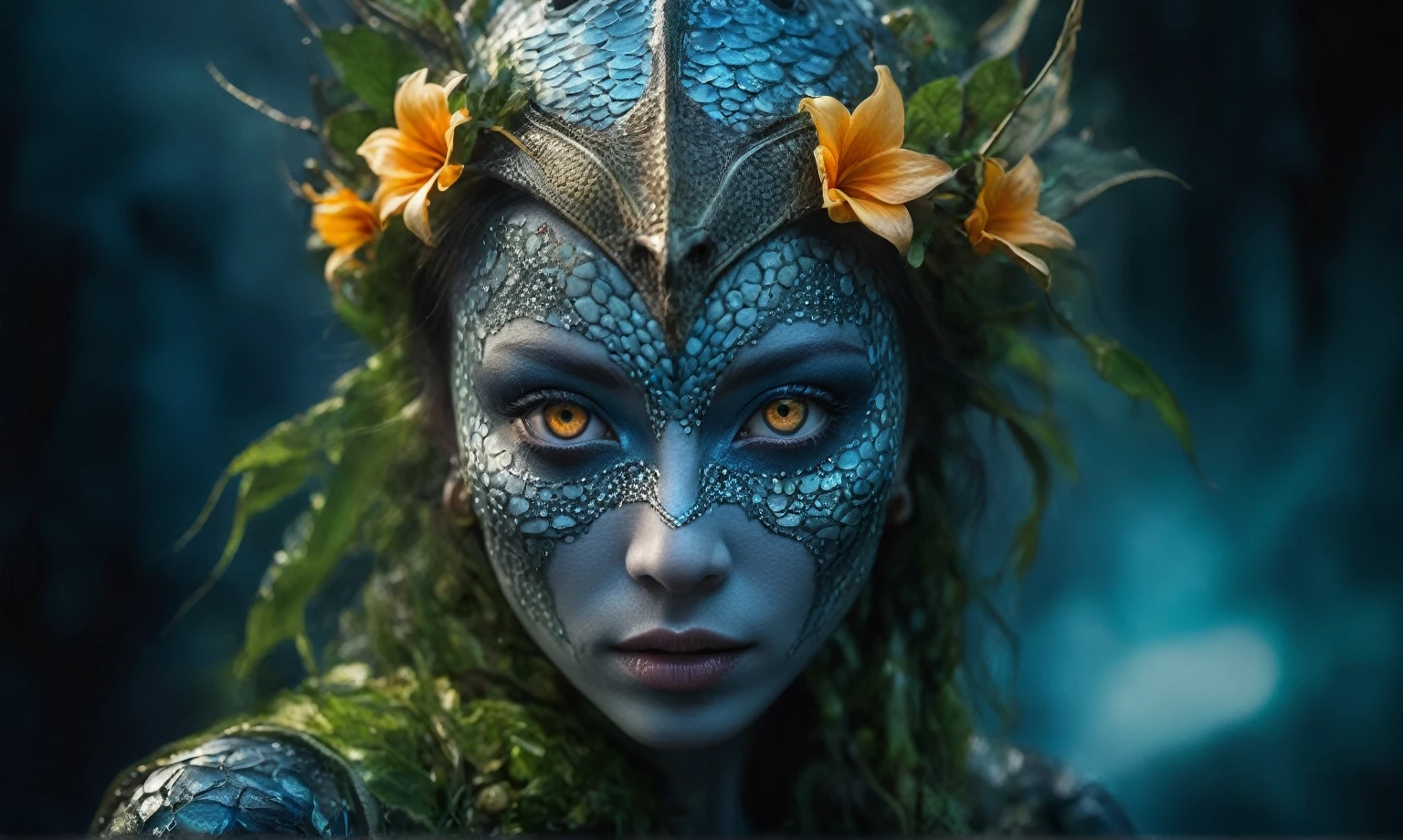 Magical plant ghost flower, ghost flower,carismatic，Incredible，terror ,extremely detailed,intricate details,eyes extremely detailed, high detailed eyes,16k resolution, realistic humid skin,extremely intricate details,Epic Realistic,face anatomically correct,Ultra HD,HDR, natural skin textures, hyper realism,realistic skin texture, hyper detailed,extremely Realism,Ultra Detailed,body logically correct,full body length shot,a shapeshifter,beggar graphite Manganite  reptillian, scaleborn,,Cinematic,soft colors, Technicolor,natural skin textures, hyper realism, hyper detailed,Extremely detailed,High contrast,Masterpiece,Realistic,Ultra Detailed, intricate details,realistic humid leather,extremely intricate,Epic Realistic, cinematic style,irina yermolova,high contrast,hdr,extremely detailed, [deep night landscape],masterpiece,intricate details,faded,eyes extremely detailed, high detailed eyes,16k resolution,RAW,retina, Nikon Z9,China,Songbird,orc, Guangxi Zhuang of China,tkt style, Pisces, perfect, ginger，transition ween two art styles, Ink painting to photorealism, Double contact, X-ray, Creative, vivid light, masterpiece, fantasy, Abstract, Surrealism, super detailed, high resolution, stop:35,(((creature with a spectral and ghostly appearance)). Her skin is pale, almost translucent.wears dark, ancient rock paintings of the first people,of sharkfish's leather,dark fantasy, Alien Nordic reptillian from venus and norway, captivating, in vibrant jewels.... Her accessories include high tech quantum neural lace and glowing gold plasma body sheath, eyes glowing, bokeh, lens flres, fisheye lens, perfect composition, beautiful detailed intricate insdetailed octane render trending on artstation, 8 k artistic photography, photorealistic concept art, soft natural volumetric cinematic perfect light, chiaroscuro, award - winning photograph, masterpiece, oil on canvas, raphael
