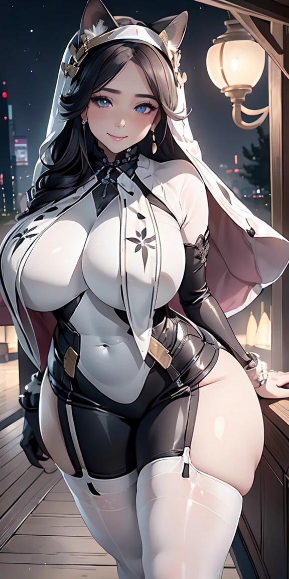 ((Highest quality)), ((masterpiece)), (detailed), One girl, sexy、Bust size 200cm、Black bandage、Huge breasts、Dynamic、No underwear