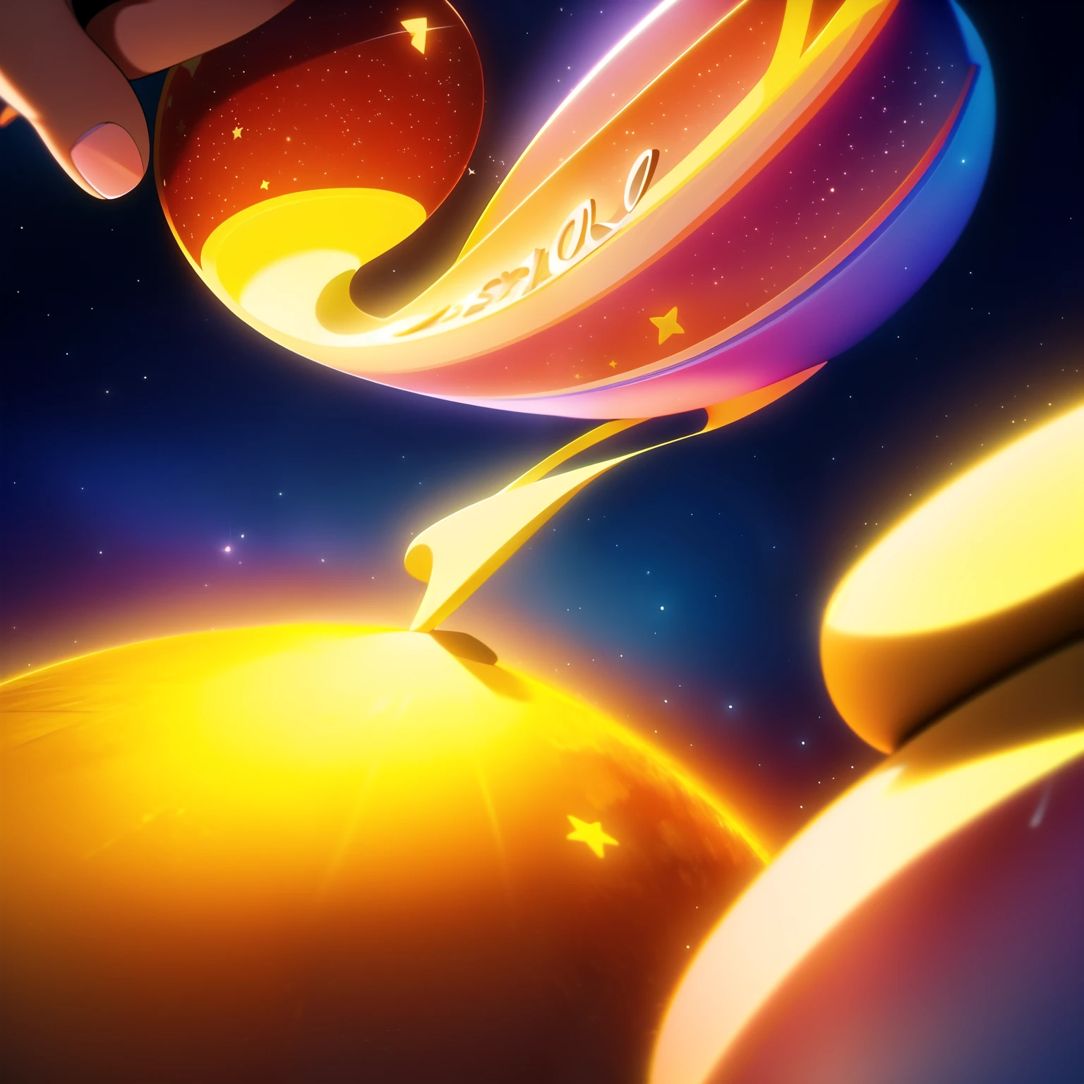 Time flies,Que Star,Star,legend,(Composition), (Pixar style:1.2), (CGI Animation: 1.2), (Disney: 1.2), (cartoon: 0.2), (best quality, masterpiece, 4K, Extremely detailed, Clear focus, 8K, HD:1.2), (author:Danny Mac 3Dz, author:Follygon), (masterpiece: 1.2), absurd