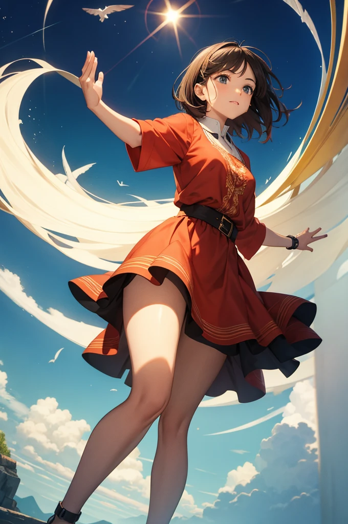 outstretched hand