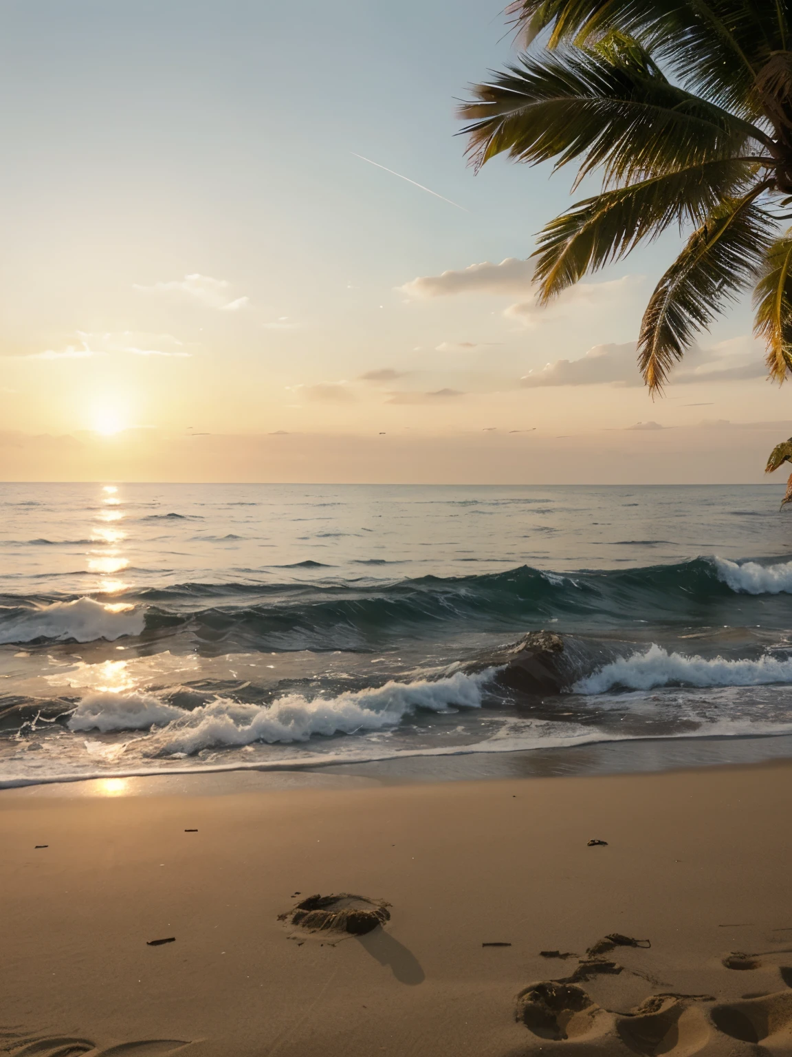 sea Sun, hot summer day
