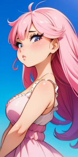 anime girl with colorful hair and a colorful dress, rossdraws pastel vibrante, vibrant rossdraws cartoon, 4K anime-style, cute anime portrait, colorful Artgerm!!!, ! artgerm dream, cute anime girl, anime style digital art, 4k anime art wallpaper, 4K anime art wallpaper, digital anime art, 极其详细的Artgerm