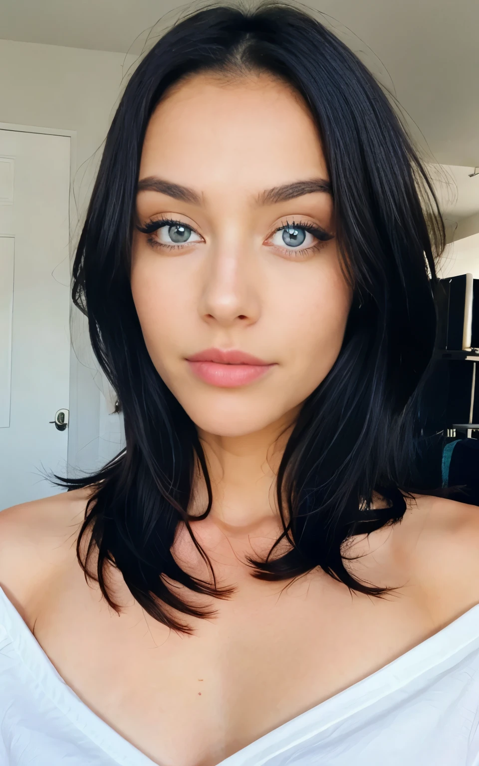 make your eyes blue