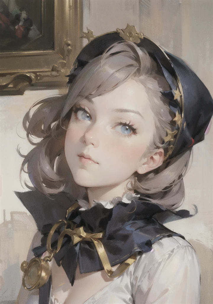 One girl,(Elisabeth=Louise Vigée=leblanc:1.2),Jinx lol