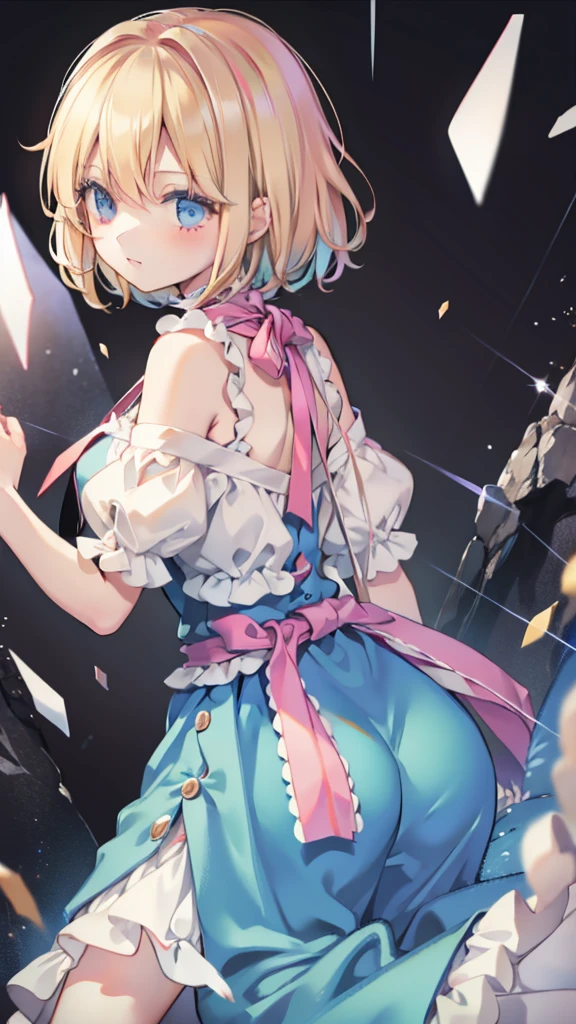 Alice Margatroid being blocked by a man