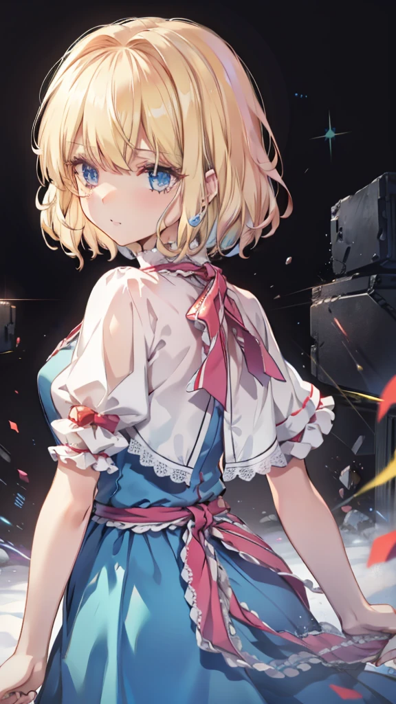 Alice Margatroid being blocked by a man