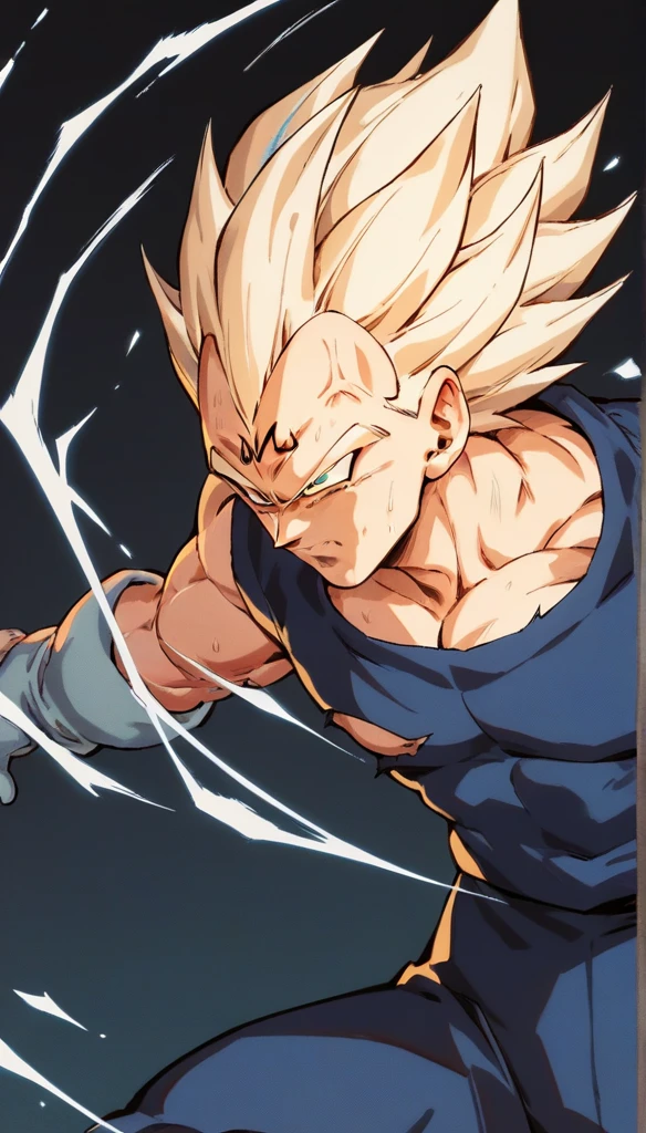  score_9, source_anime, score_8_up, score_7_up, lineart, portrait, drawing, sketch, 1boy, solo, ,   Majin dramatic lighting, dynamic pose, dynamic composition, action scene, action pose, angry, High Resolution, 