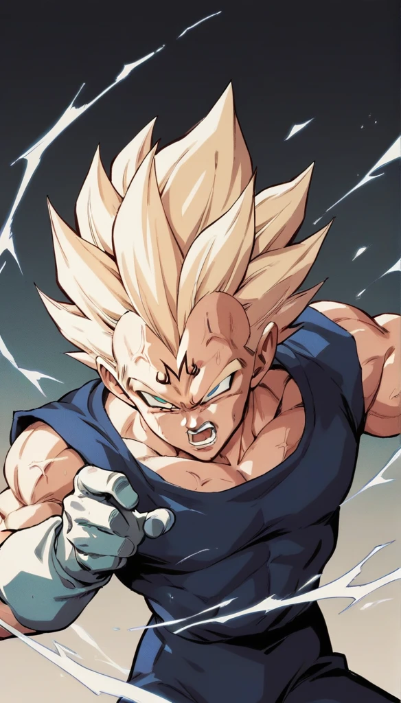  score_9, source_anime, score_8_up, score_7_up, lineart, portrait, drawing, sketch, 1boy, solo, ,   Majin dramatic lighting, dynamic pose, dynamic composition, action scene, action pose, angry, High Resolution, 