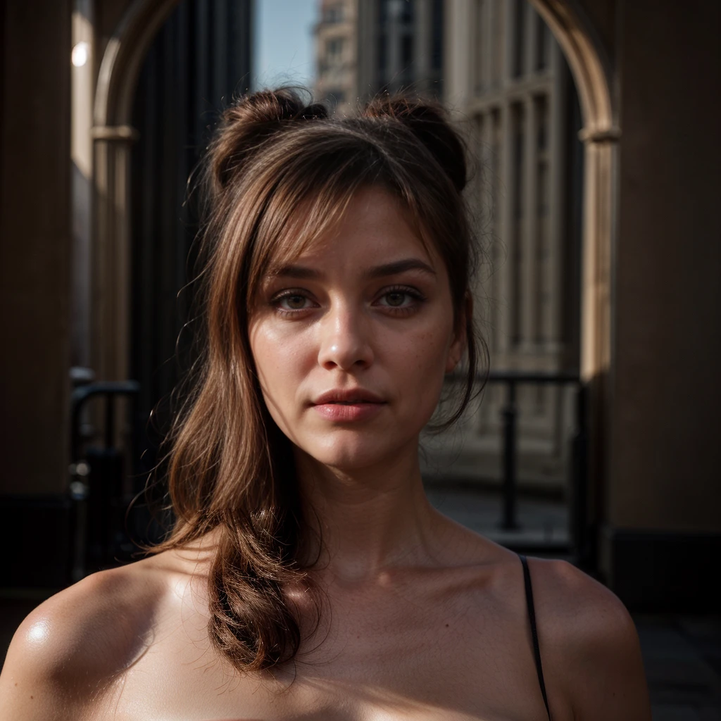 Rendu de haute qualité d’un mignon de 24 ans.Tina Douthit, Cheveux bruns mi-longs, Yeux noisette symétriques détaillés, Ayez l’air confiant, détendu, Sourires, avec un soupçon de supériorité, Superbe photo réaliste, Rendu 3D, détails complexes, cinématographique, Image de couverture hyper-réaliste centrée, regarde par la fenetre, photo type voyage, post instagram realiste,photo prise de coté, photo instagram