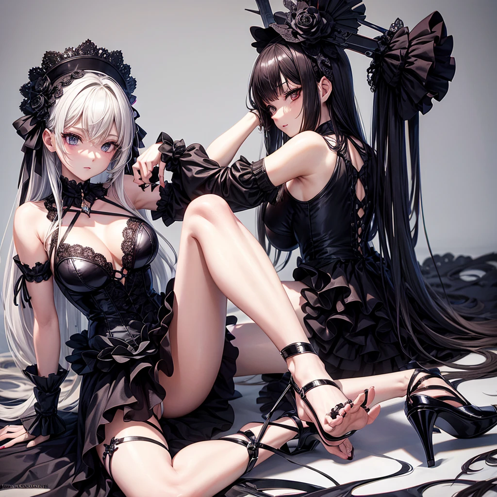 Anime, Gothic, pleaser heels 