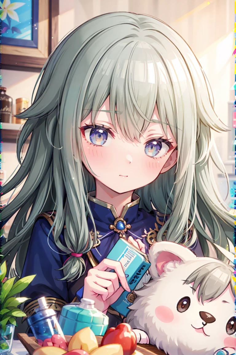 masterpiece、Best image quality、(Front facing)、good feeling、smile,Face the camera、Fluffy hair、Delicate eyes、smile、Small face、愛らしい満面のsmile, 最high quality、girl、Looks 20 years old、1 person、masterpiece, Most detailed, high quality、Shiny Hair、Very fine and beautiful bright eyeedium chest、nose blush、Very detailed, clear and beautiful face, Awards, (Anatomically correct)、Reach out、The whole body is visible,View from above,Face Focus
