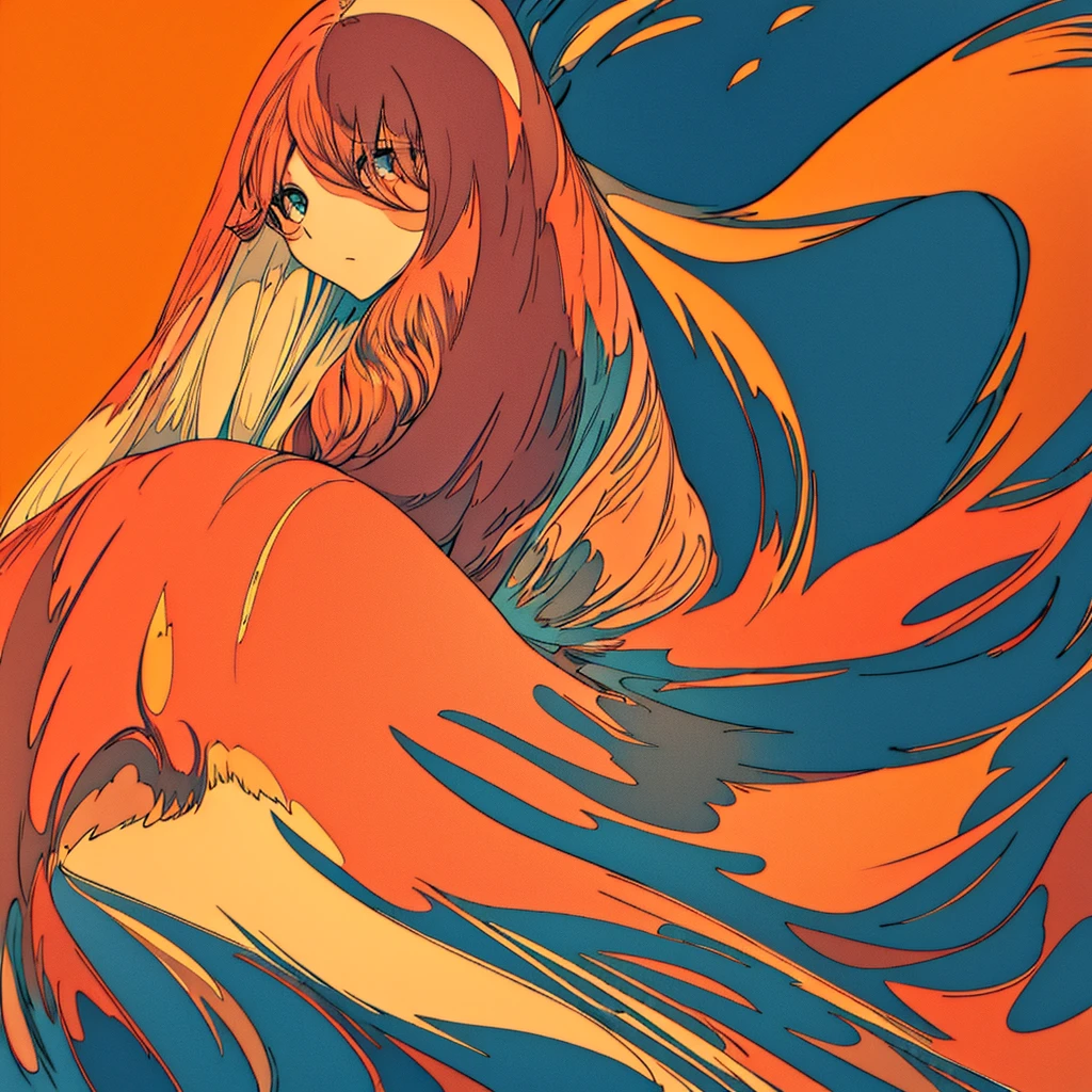 bewitching girl-demon with false-clothing soars gracefully through the autumn sky like a witch, displaying a dynamic pose, exquisite detailing and star pasties. Showcasing a masterpiece with a beautiful cleavage accentuating the alluring aura", half naked wet